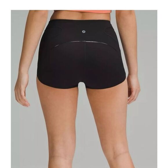 Lululemon  Shorts Nulux Tight-Fit Hr Track Short 2.5”  Sz 14 - Picture 2 of 7